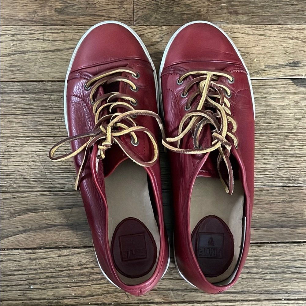 Frye Red Leather Sneakers for women - Picture 7 of 9